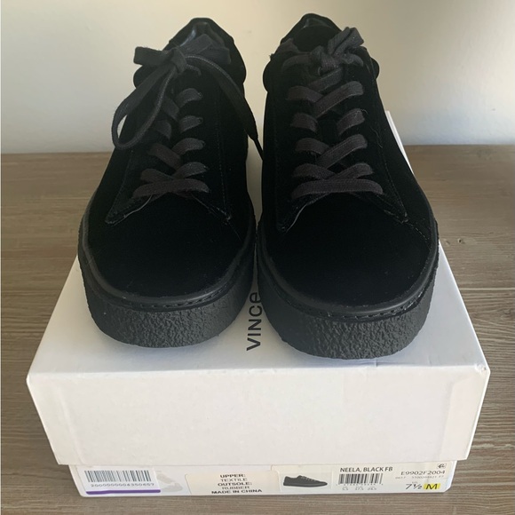 Vince Neela Suede Leather Sneakers - Picture 7 of 9